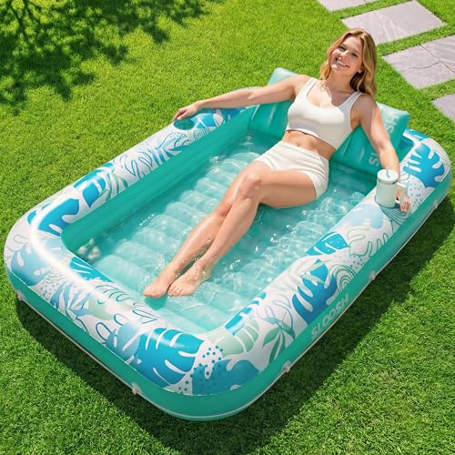 Sloosh Gonflable Chaise Longue de Piscine pour Adultes, 70