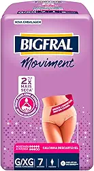 Roupa Íntima Bigfral Moviment Feminina G/XG 7 Unidades