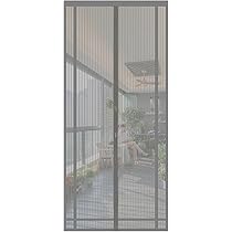 Sekey 160×230 cm Tendina Magnetica per Zanzariera, Ideale per Porte da Balcone, Cantine, Terrazze (Ritagliabile in Altezza e Larghezza), Facile da Montare, Colore: Grigio