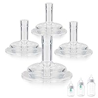 Vista 10 de Tetinas de vaso para biberones Philips Avent anticólicos para bebés, boquilla de silicona de grado alimenticio, pezón suave de flujo variable, 6