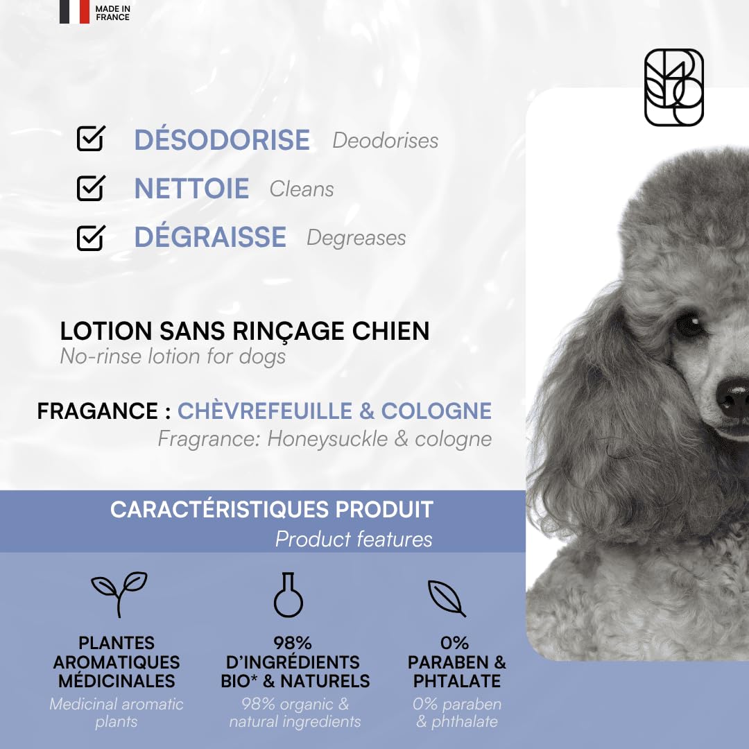 BIOGANCE - Lotion sans rinçage Chien (No Rinse)