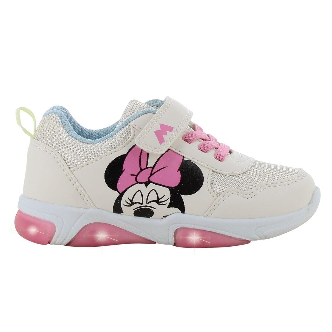 Leomil Disney Minnie Sneakers Female Scarpe con Luci Female, Perfette per la Scuola e Il Tempo Libero