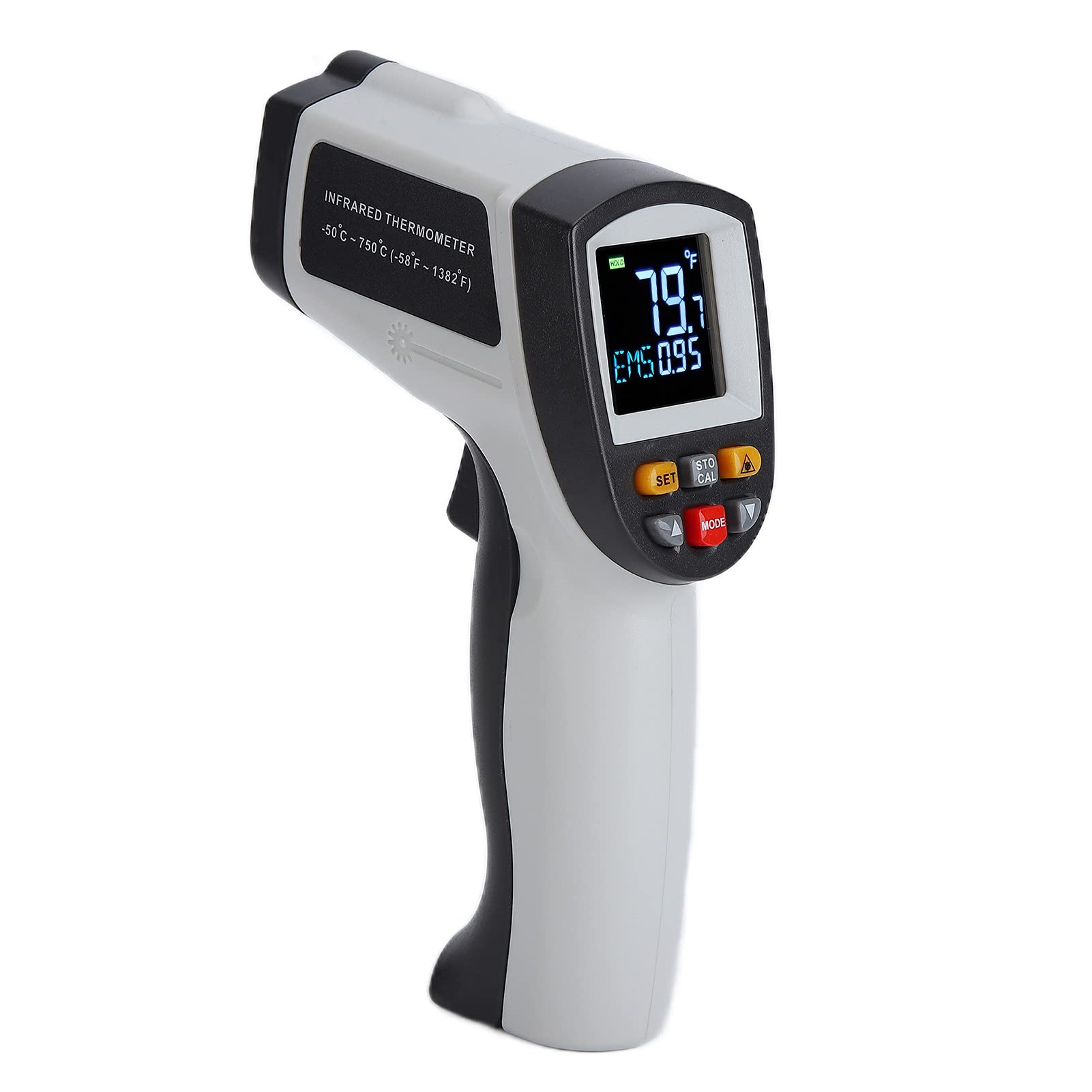 Srliya Termómetro Infrarrojo GM750 Termómetro de Mano No Contactación LCD Gun de Temperatura de la Industria Digital