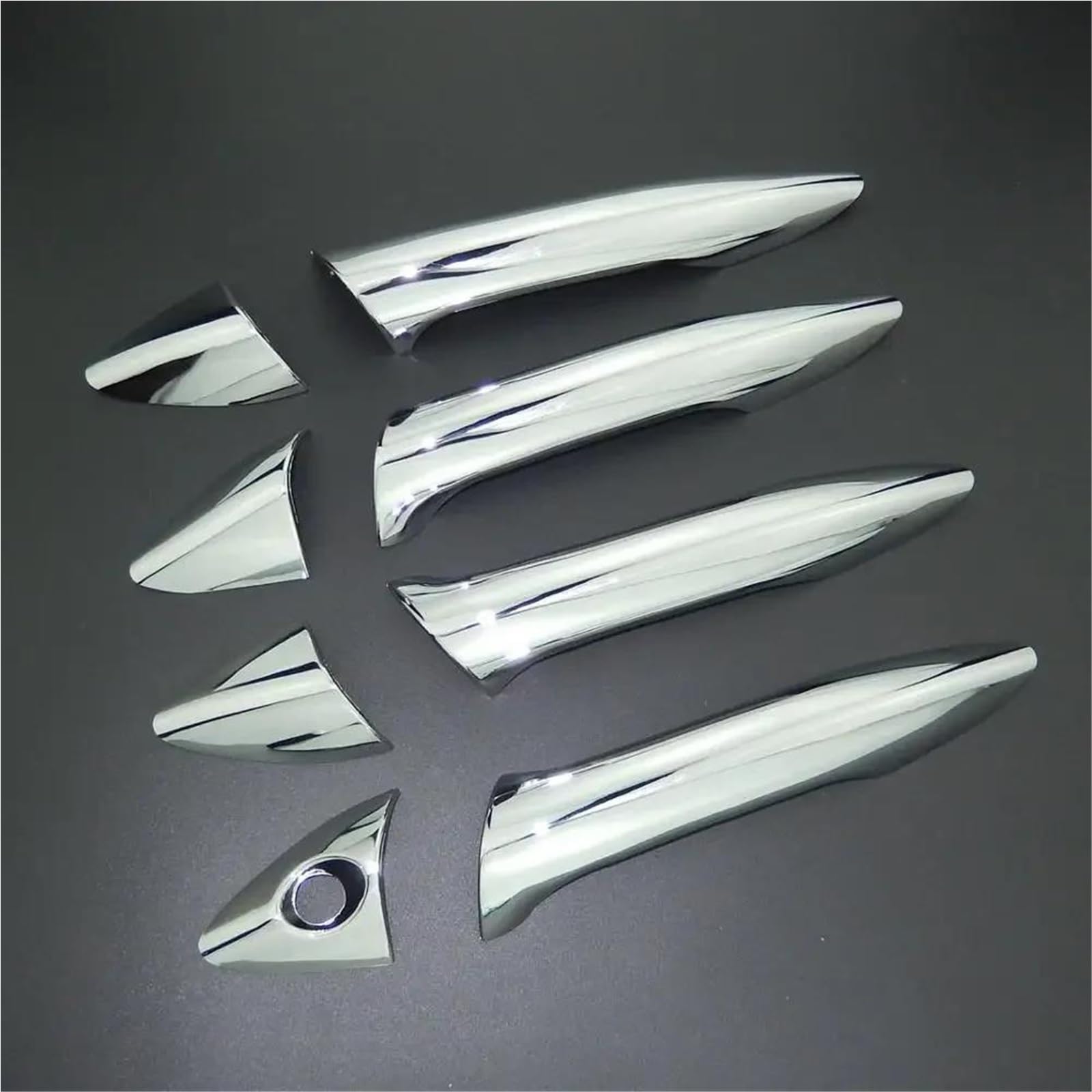 YSDSLS Sleek Door Handle for Hyundai for Elantra I35 2011-2016 5th Gen Chrome Door Handle Cover Trim & Door Bowl Cover Car Styling