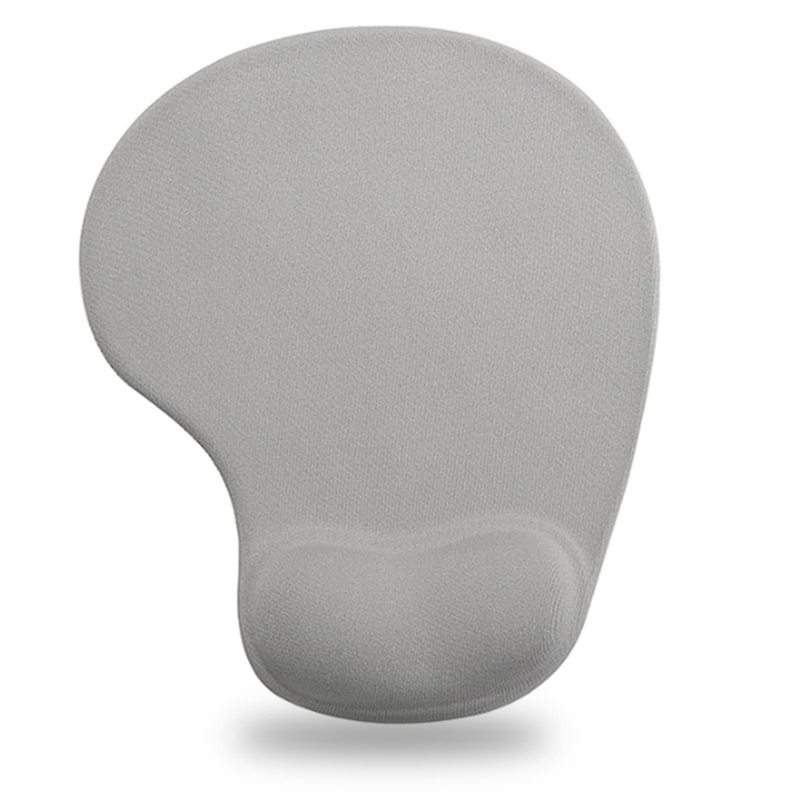 Beauenty Gaming Mouse Pad, Non Slip Rubber Base, Slip Rubber with Stitched Edges, Mouse Pad with Wrist Rest, Desktop Anti-Slip Mice Mat (Grey)