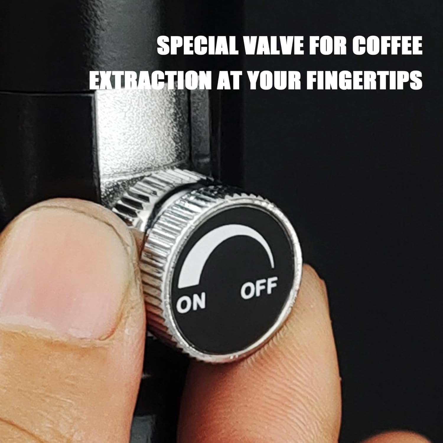 Máquina de café espresso neumática, presión variable de 10 bares, cuenco de polvo de 58,5 mm, escape rápido, perfecta para acampar y viajes al aire libre, el mejor sabor