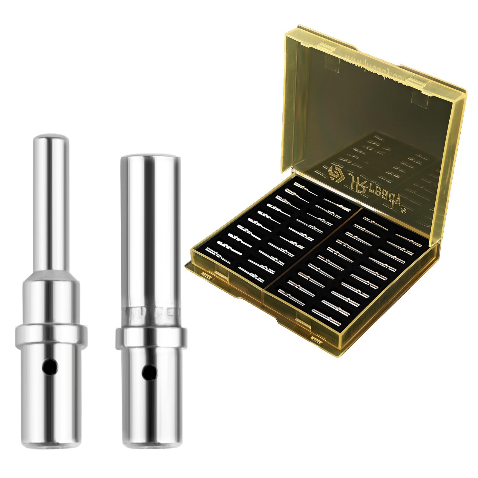 JRready ST6257 Kit di Contatti DTP Deutsch Taglia 12 Pin Solidi Deutsch Maschio Femmina Calibro del Filo 12-16AWG Pin Terminali Tedeschi Per Connettori Serie HD30 HDP20 DRC HD10 DTP DRB DTHD 40 Pezzi