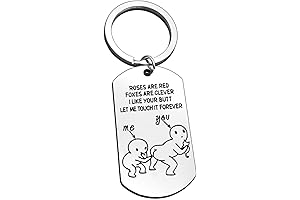 Grow A Girlfriend Funny Gag Gift Keychain Let Me Touch It Key...