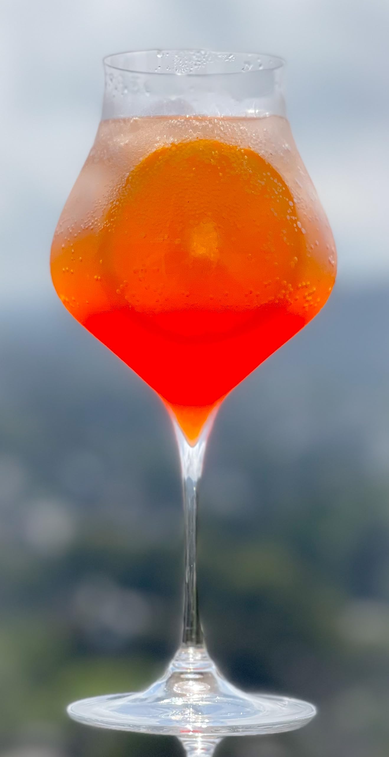 Topkapi elite Aperol Spritz Set Wellersberg XL - 2 Stück Wein Kelche ~600ml | Mundgeblasen, Handarbeit, Bleifreies Kristallglas, Gläser für Aperol Spritz, Lillet, Hugo, Cocktails uvm, Gastro & Haushalt