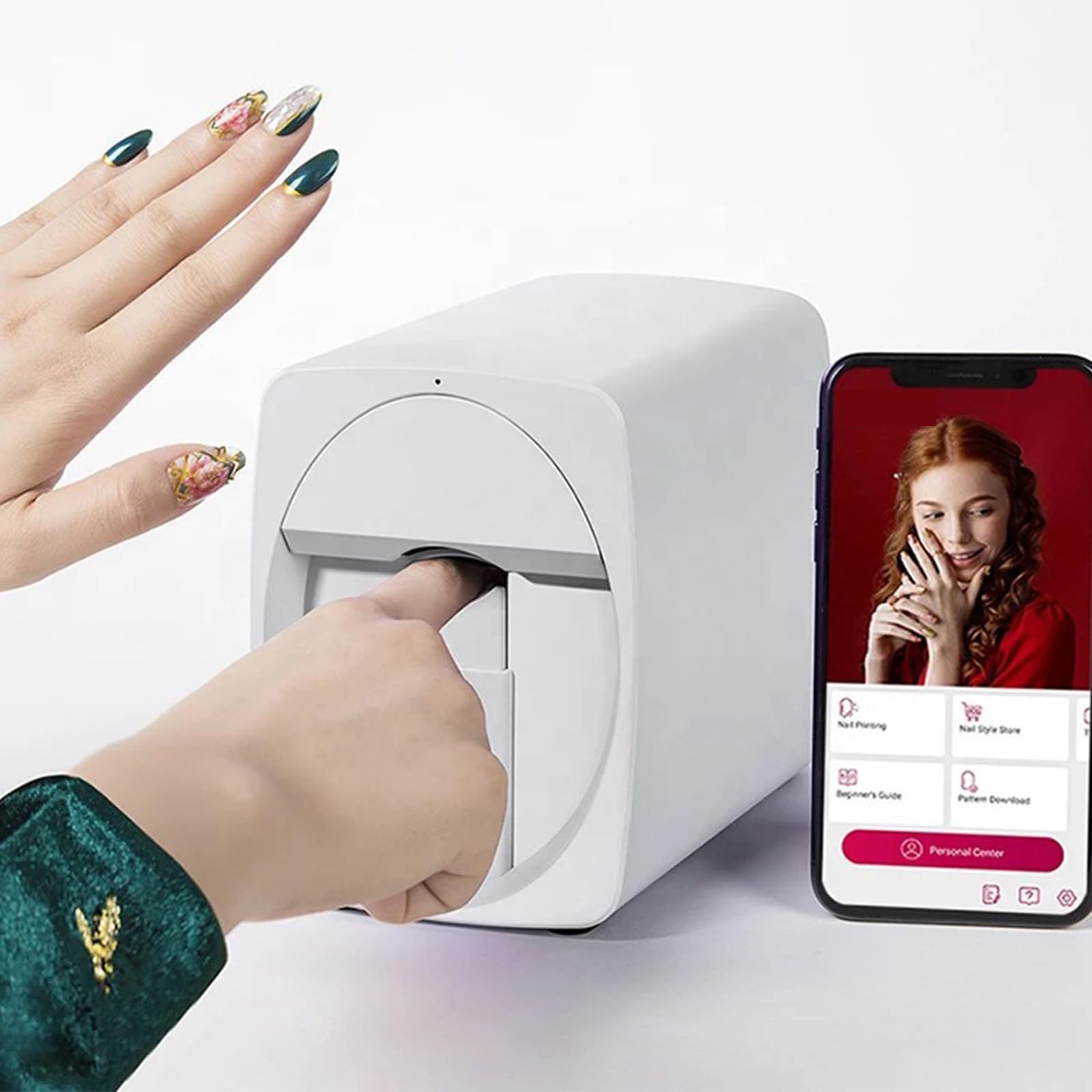 Amazon.com: Lakenbroade Professional 3D Nail Printer Mini Nail