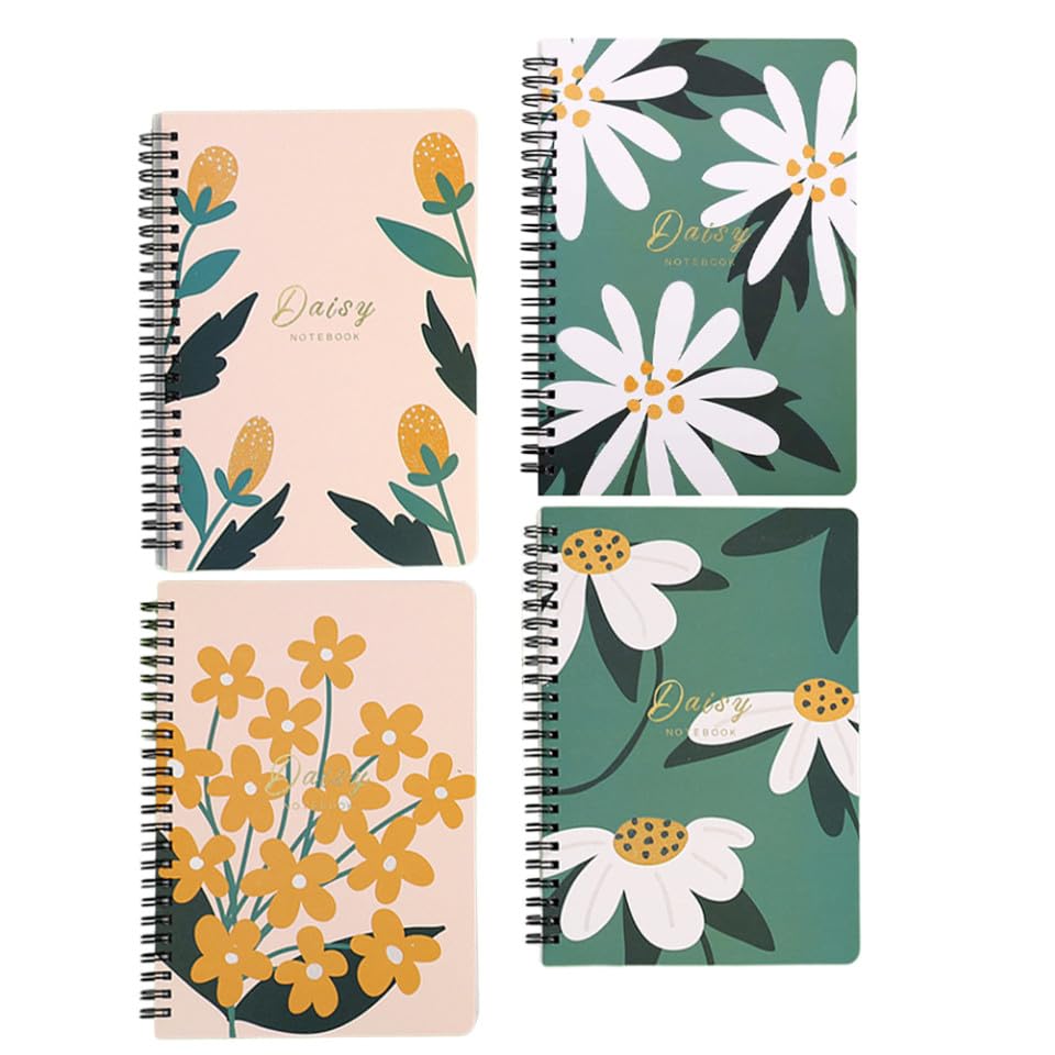 Cahier ligné spirale pour écriture et journalisation pratique format A5