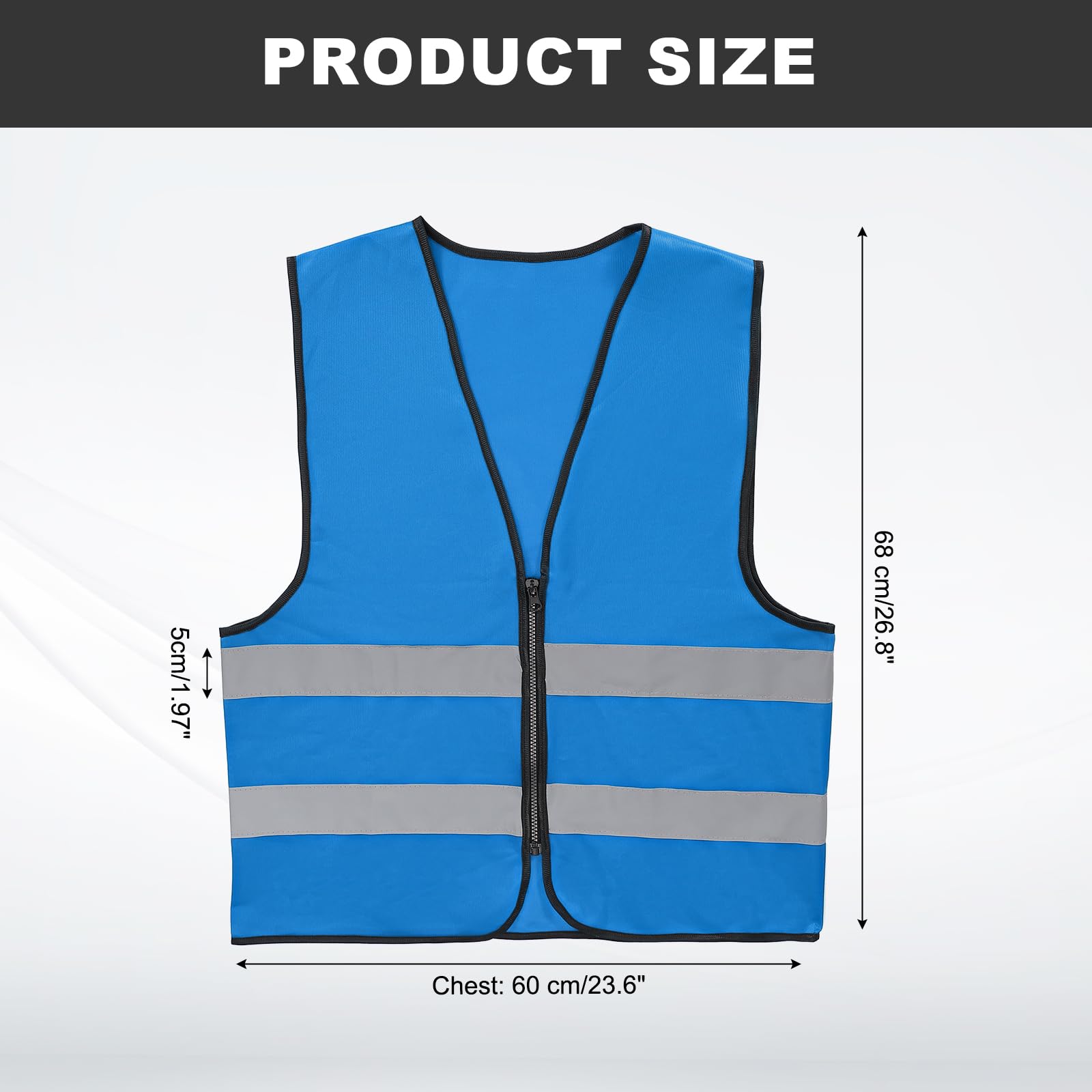 PATIKIL High Visibility Reflective Safety Vest - Image 2
