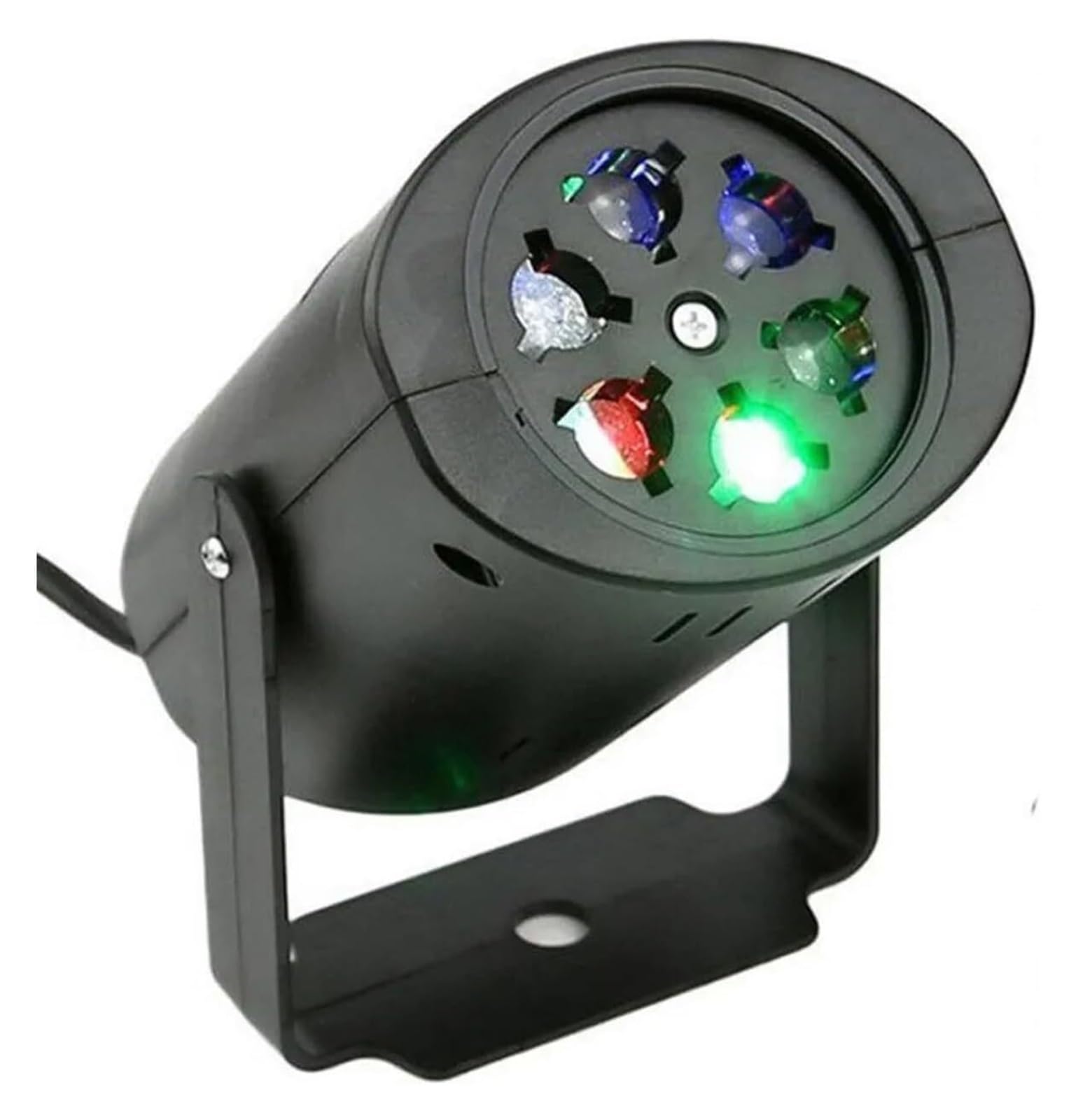Proyectores para exteriores, Iluminación for DJ con forma de corazón, araña, nieve, lazo, murciélago, fiesta, lente 4 patrones, espectáculo luces