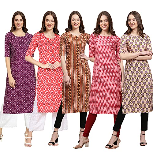 Image of Pinkmint Women's Crepe Regular Kurta