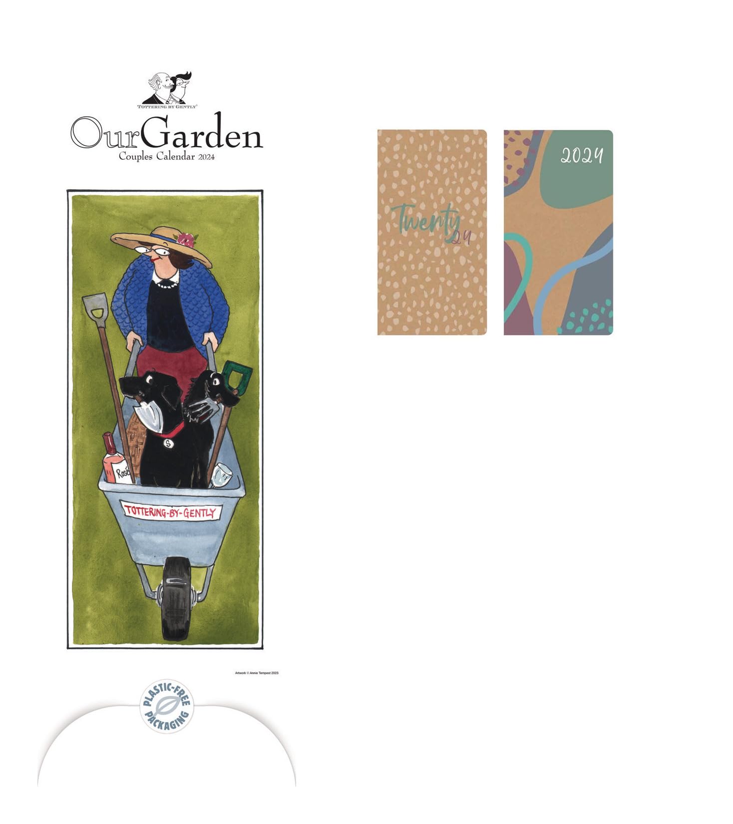 Tottering By Gently Our Garden Couples Planner Slim (Pfp) Slim Planner 2024 + FSC ECO-FRIENDLY DIARY