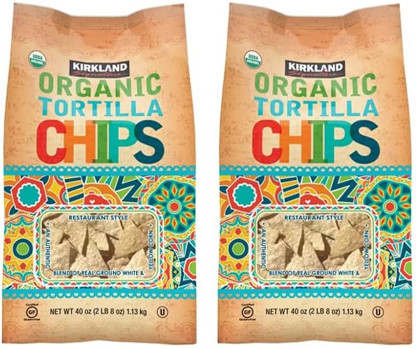 Amazon.co.jp コストコ トルティーヤチップス カークランドシグネチャー オーガニック 1.13kg×2袋 COSTCO