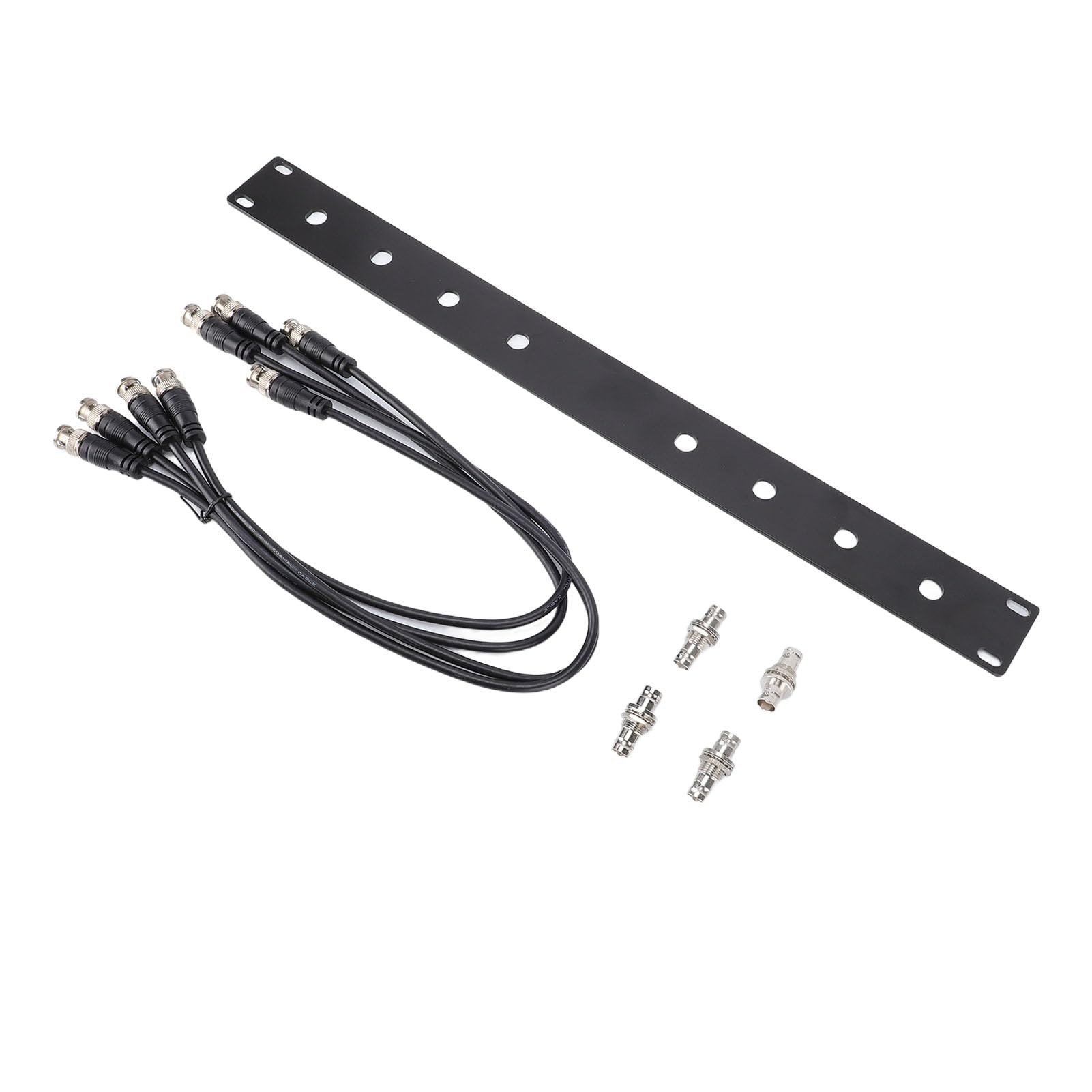 1U Front Mount Antenna Rack Kit, Sturdy BNC Antenna Mount with