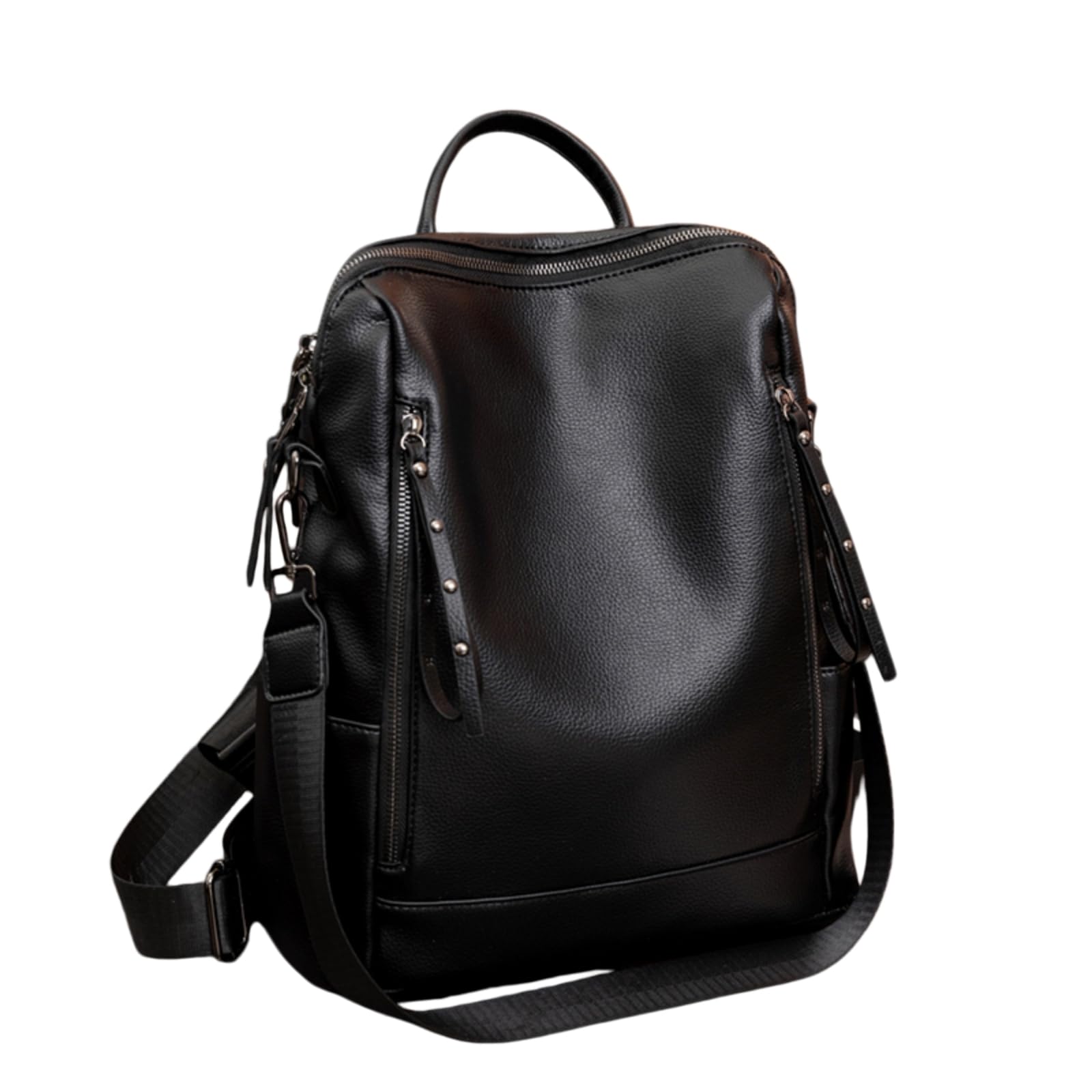 Mochila escolar Zaino Morbido per Le Donne, Borsa A Spalla Convertibile di Grande capacità, Daypack Versatile Giornaliero I Pendolari, Lo Shopping E Viaggi