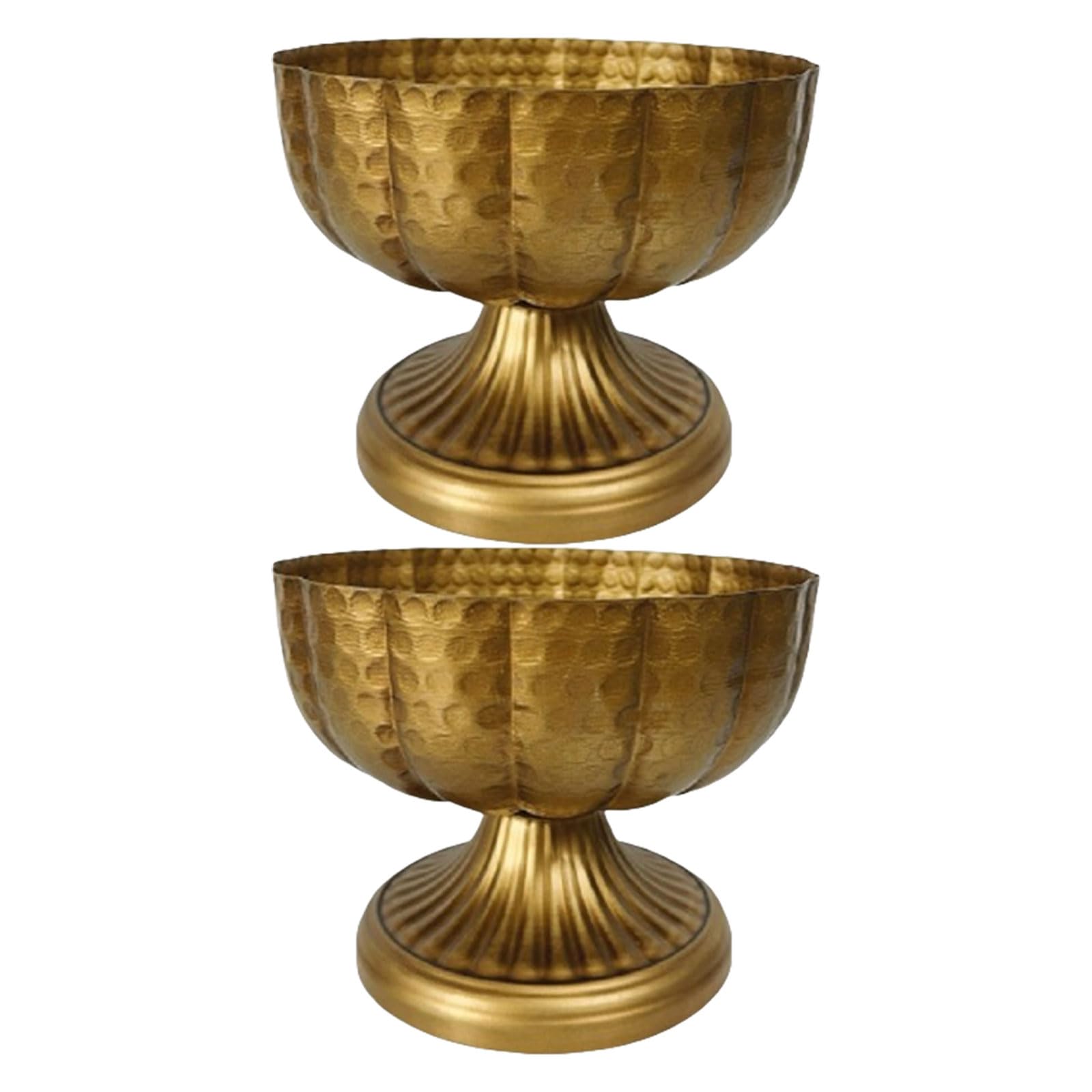 Decorative Centerpieces Vases Stylish Bowls with Vintage Elegant Portable for Party Tables and Home Decoration 2 Pieces Home Decoration Vase