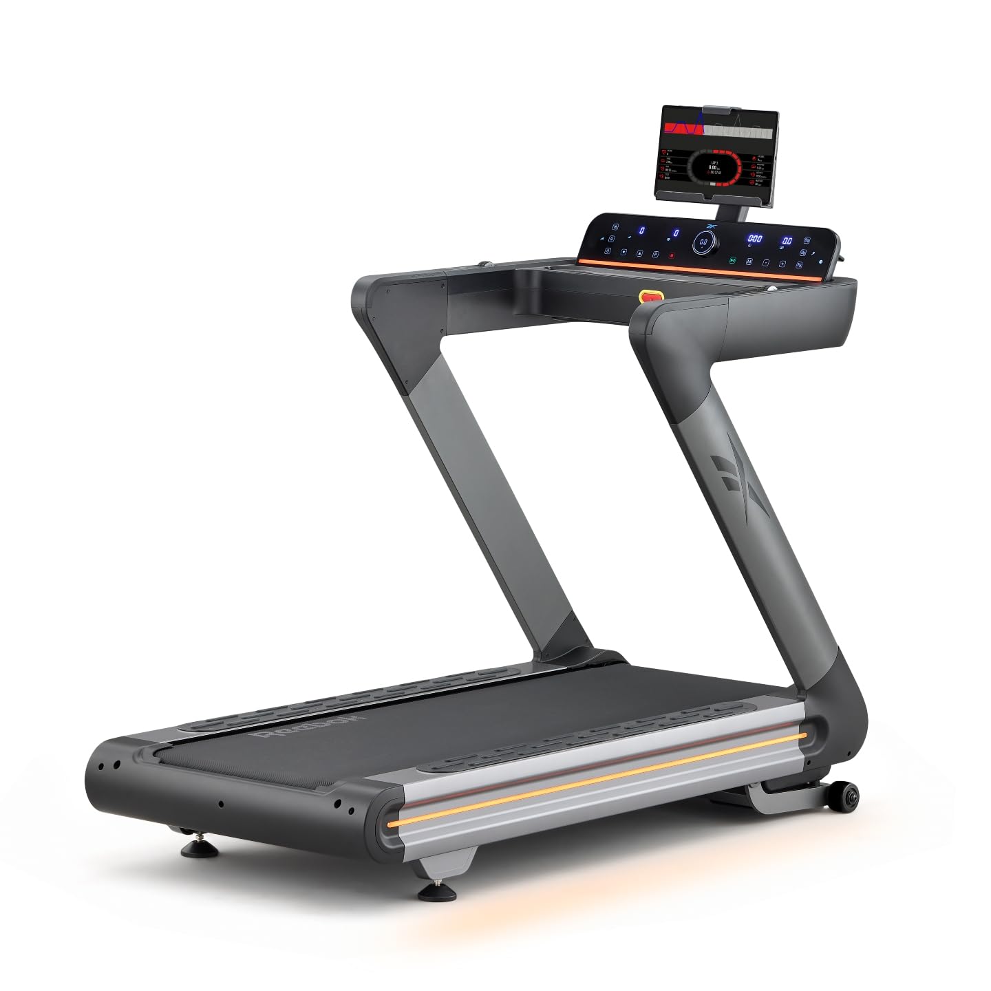 Reebok Treadmills with Incline, Bluetooth, Walking or Running; FR30z 4 HP, 12.4 MPH, 330 lb. Capacity; FR20z 2.25 HP, 11.2 MPH, 264 lb. Capacity; Z-tech; Jet 100z, 300; GT40z