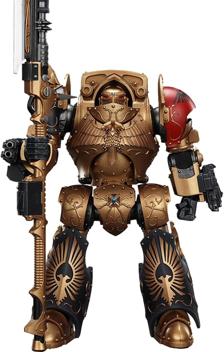 JOYTOY Warhammer The Horus Heresy 1:18 Action Figure Legio Custodes Contemptor Galatus Dreadnought Collection Model Birthday Gifts