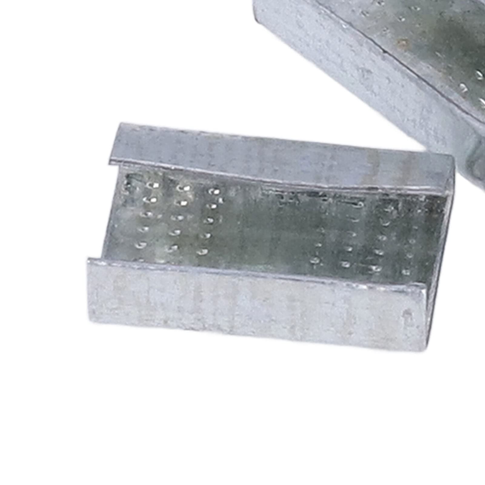 Cinghia per Animali Domestici in Plastica da 16 Mm, Reggiatura per Imballaggio Sigilli Seghettati Aperti, Clip per Reggiatura in Plastica Fibbia in Metallo con Reggetta in
