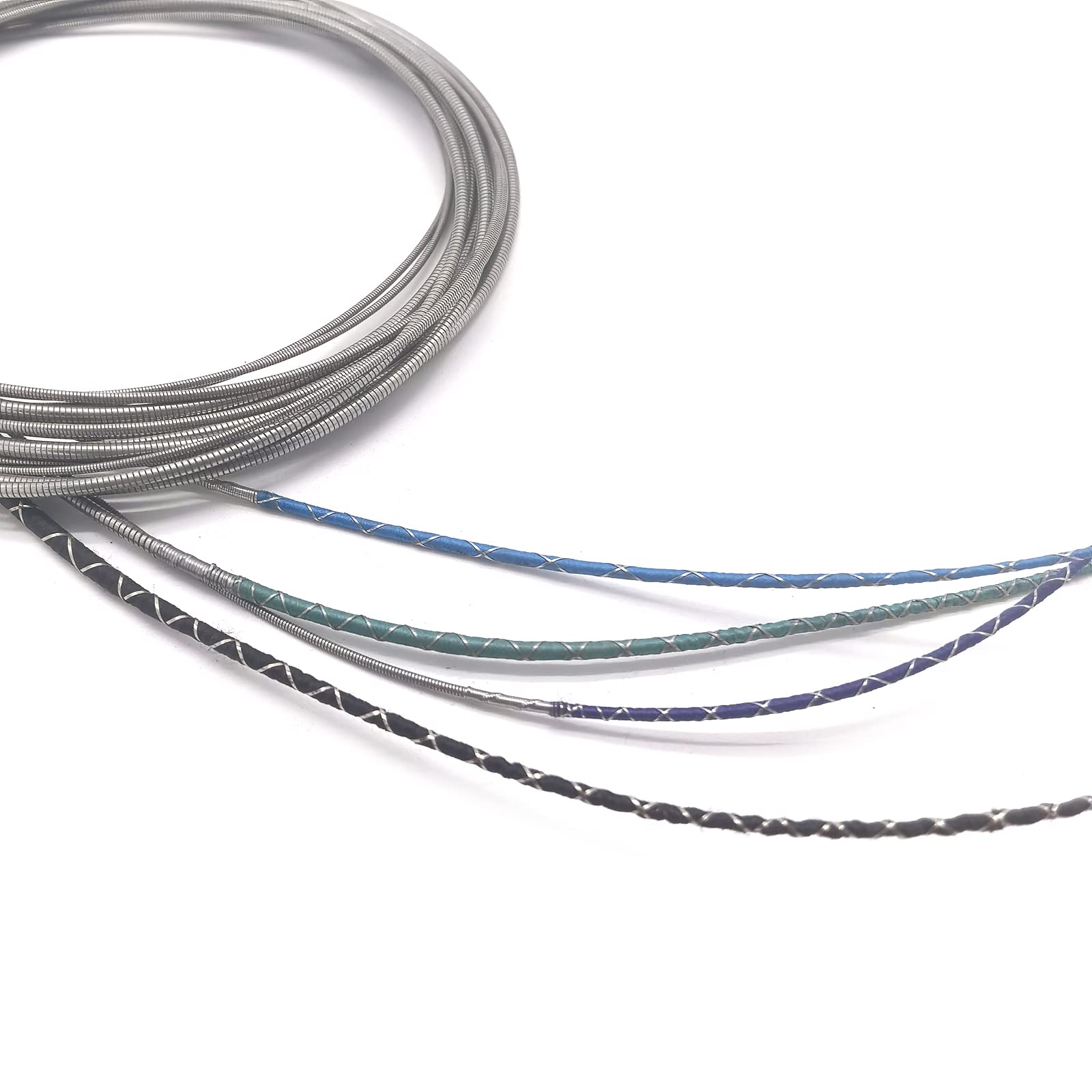 Cellosaiten (A-D-G-C), Stahlkern, Nickel-Chrom-Wicklung mit vernickeltem Kugelkopf für 4/3/1/2, 1/Cellos
