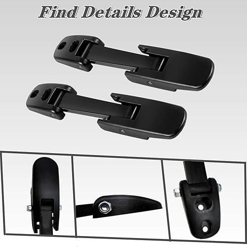 Miniatura 5 de Kit de pestillo de capó resistente LH/RH 315-5502 y 315-5503, para Kenworth T170, T270, T330, T370, T660 / Peterbilt 325, 335, 337, 340, 348, 384,