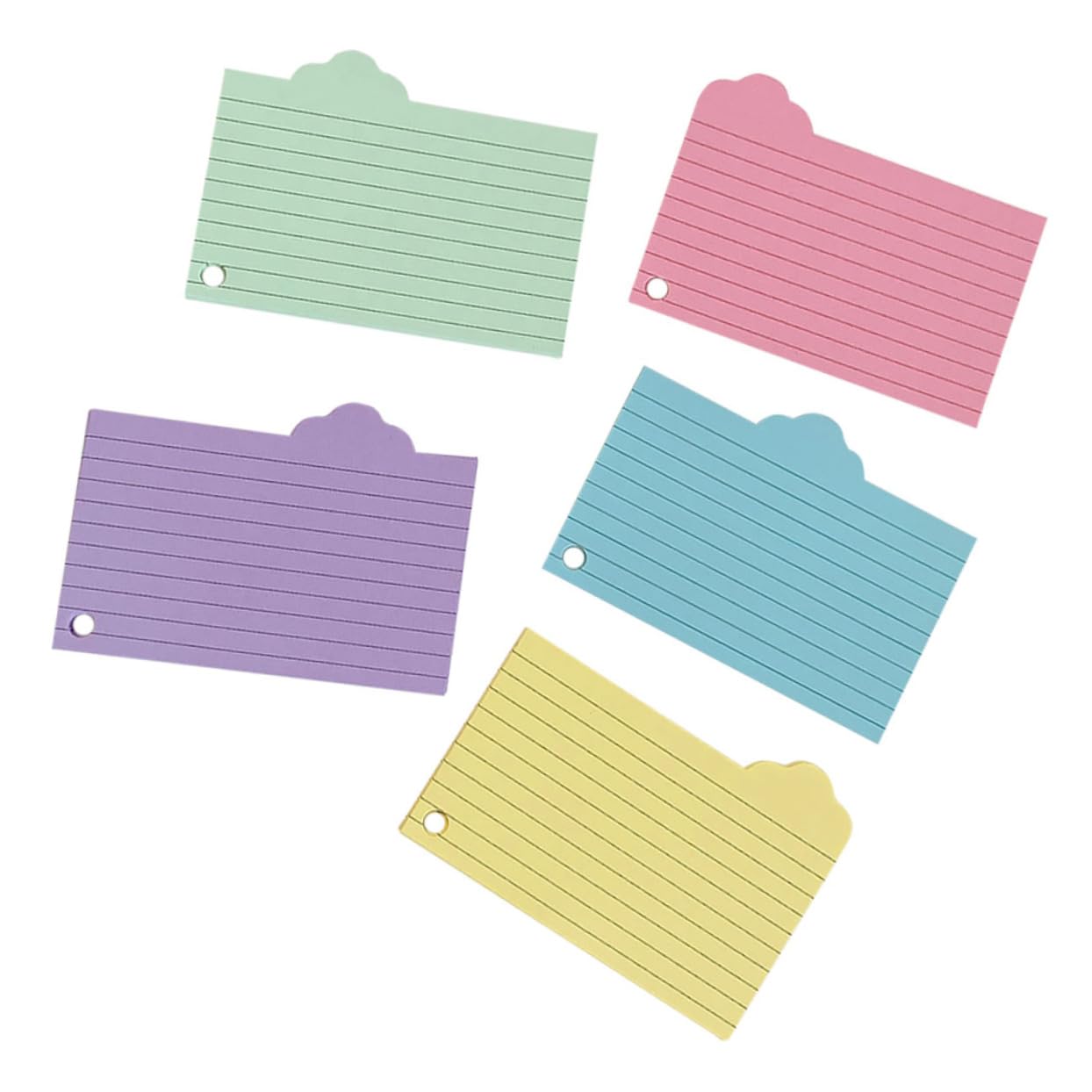 jojofuny 5 Sätze Vokabelheft Aus Notizpapier Mit Mehrfarbig Bunt Wolke Lernen Flashcard Student Ungefüttert Rosa Karteikarten Wortkarten Lernkarten Grundlagen Des Studiums 125 Blätter * 5