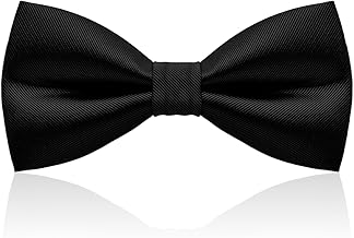 Fliege Im Pre Tie Stil Klassische Herren Fliege für Formelle Hochzeitsveranstaltungen Solide Vintage Smoking Fliege für Erwachsene Und Kinder