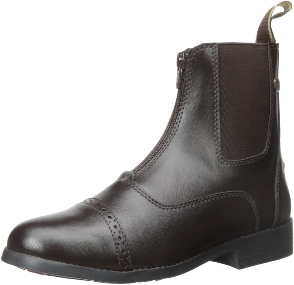 Equistar - Ladies' Zip Paddock Boot (All Weather) 6.5 B(M) US Brown