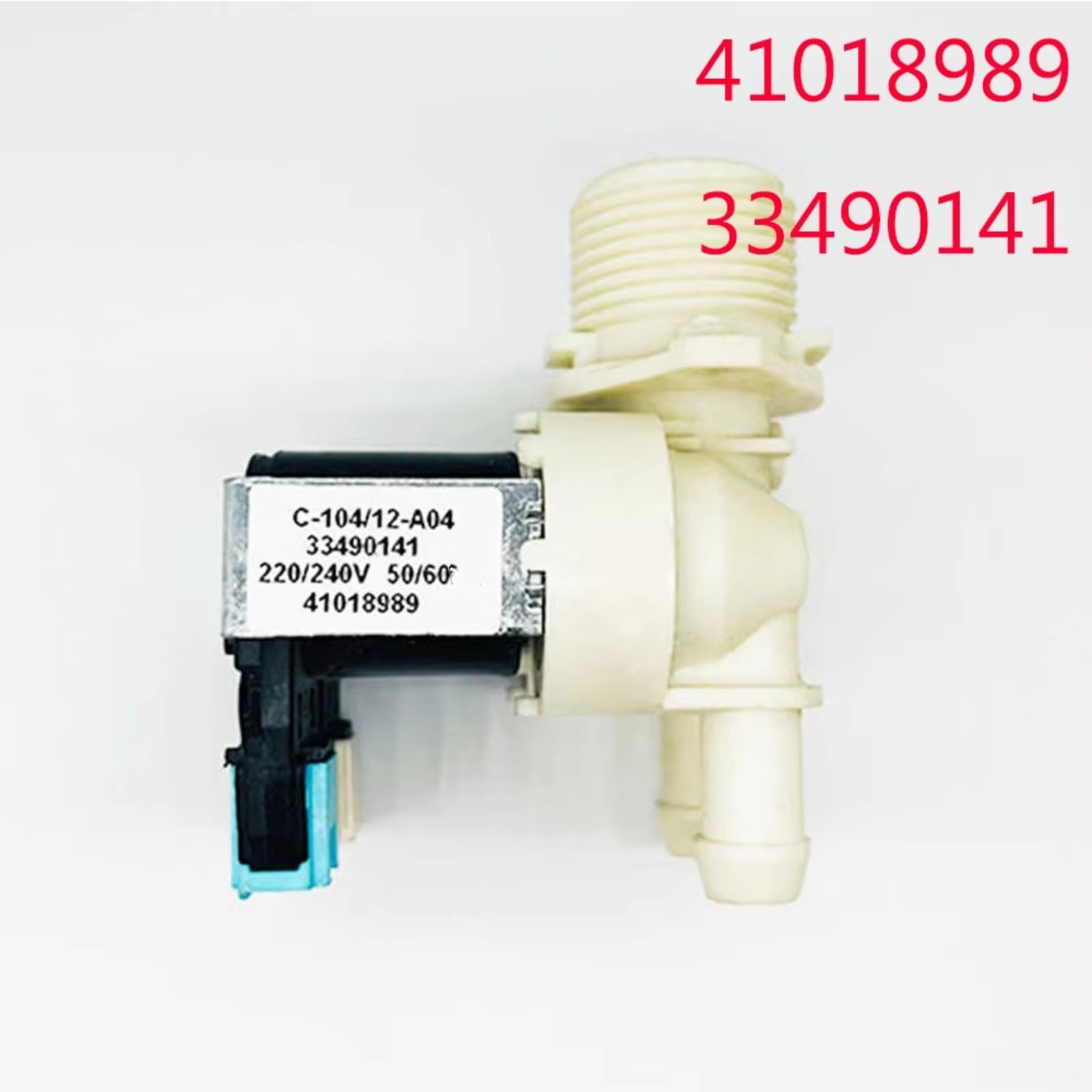 Válvula Agua Lavadora Para CANDY Para Cardin Para Ling Drum Válvula De Entrada De Lavadora 41018989/33490141