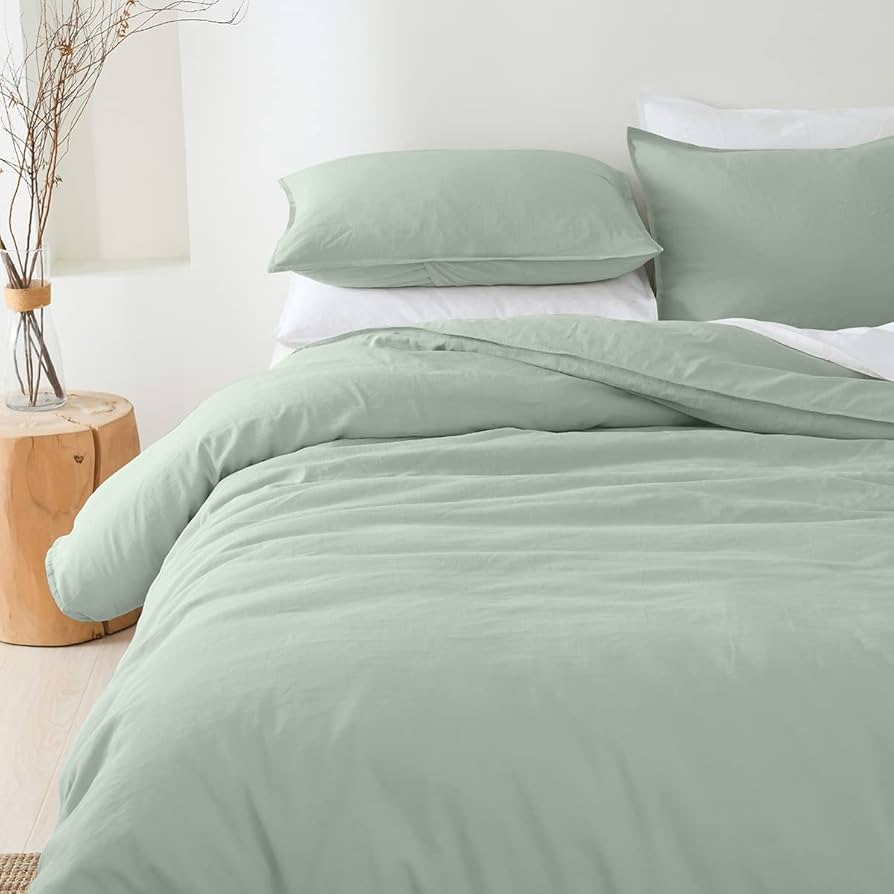 Amazon.com: PANDATEX Sage Green Linen-Textured Rayon, Cotton