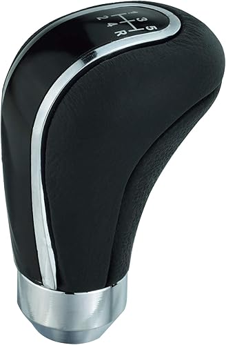 Miniatura 8 de Abfer Pomo de palanca de cambios de 5 velocidades de aleación de aluminio para coche con peso para la mayoría de vehículos manuales, color rojo