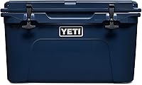 YETI Tundra 45 Cooler: Bear-Resistant, PermaFrost Insulation, 82 Can Capacity, 64 lbs Ice - Rotomolded Hard Cooler