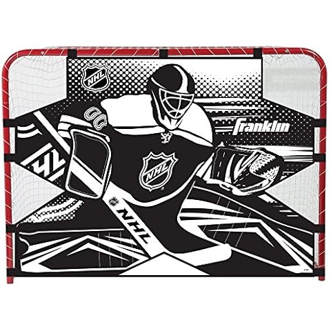 Franklin Sports NHL Hockey-Torwart-Schießziel - Hockeytor-Übungsziel - Straßen-Hockeynetz, Torwart-Ziel - einfache Befestigung - 137,2 x 111,8 cm Cover