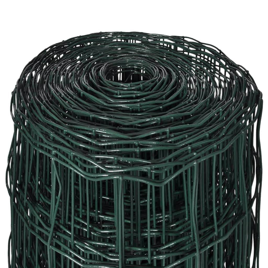 vidaXL Gartenzaun Maschendraht Gitterzaun Schweißgitter 25x1,2 m