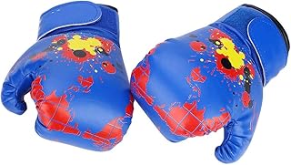 Baby Girls Boys Children Boxing Gloves Punch Training Kids Fight Mitts (Blue)