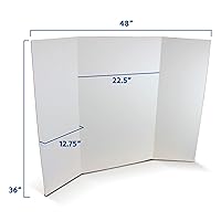 Vista 3 de Flipside Products Tableros de proyectos de 36 x 48 pulgadas para presentaciones, ferias de ciencias, proyectos escolares, exhibiciones de eventos