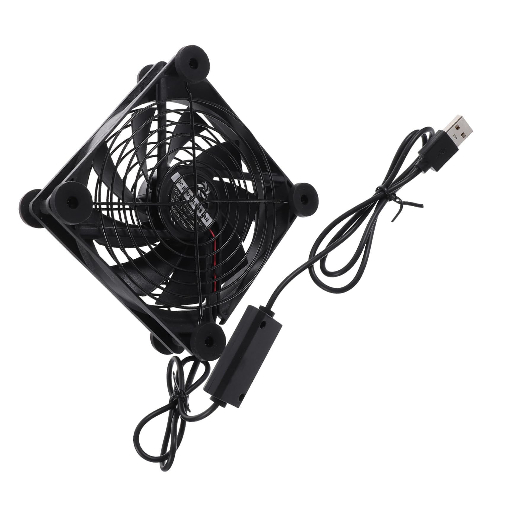 Ventilador USB para router ideal para enfriar decodificadores en el salón
