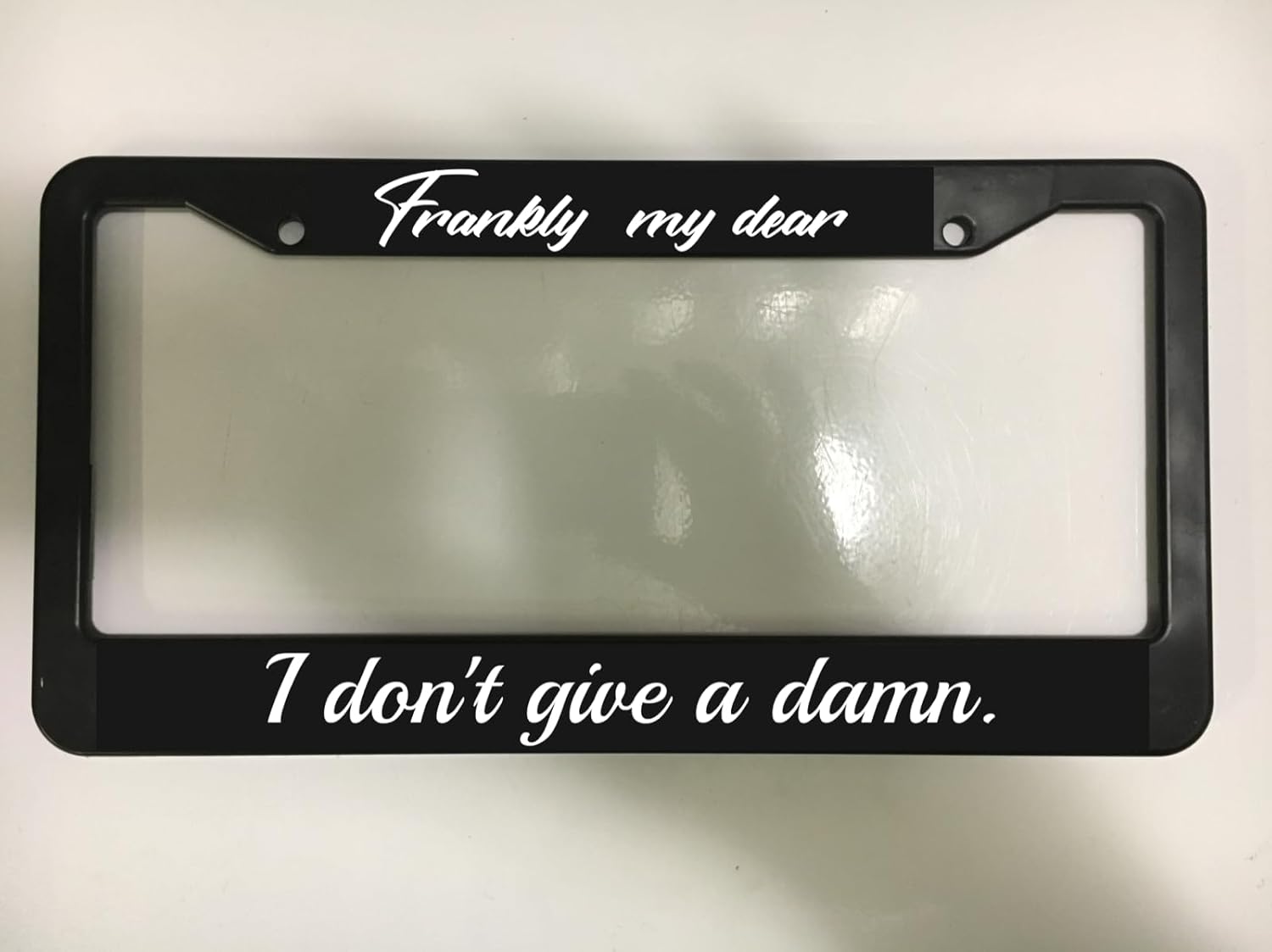 Holder for License Plate License Plate Holder for Gone with The Wind Frankly Dear I Don't give a Damn Car SUV License Plate Frame MOD-GT911-322