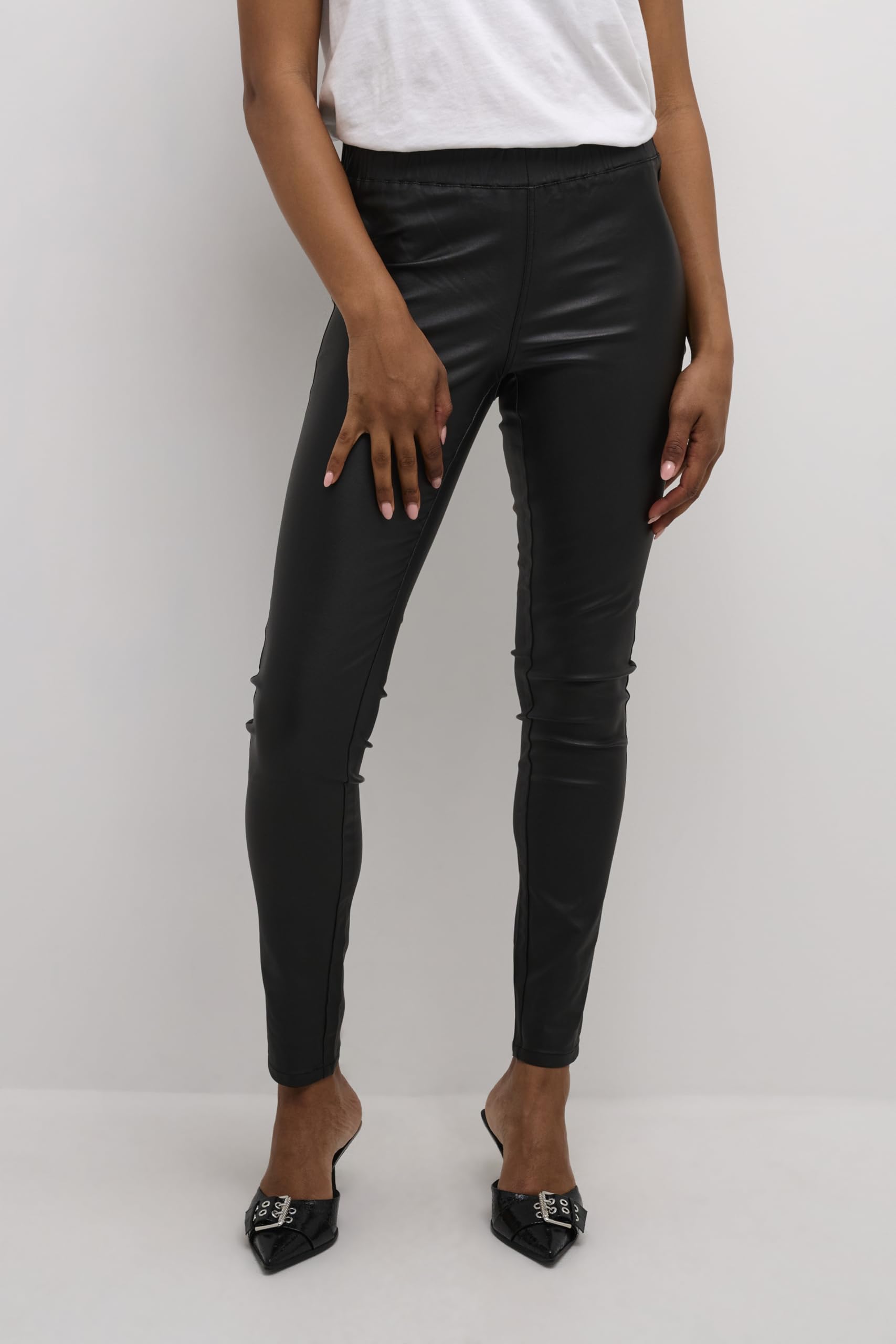 KAFFE Damen Leggings Ada Coated Jeggings