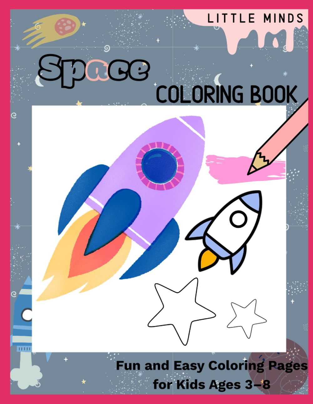 Little Minds: Space Coloring Book