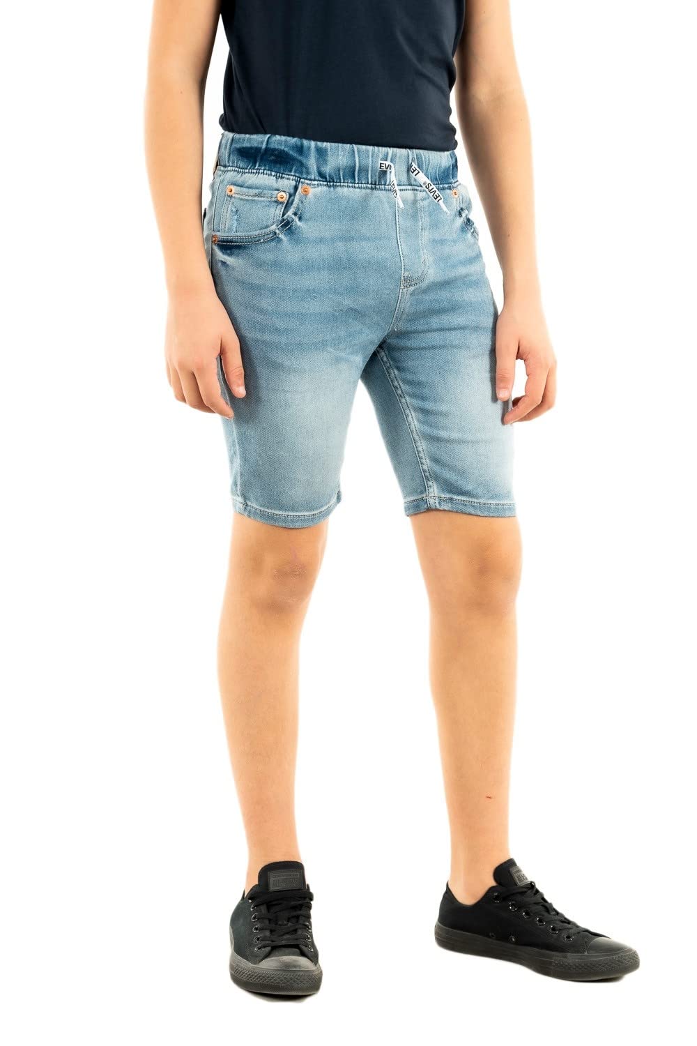 Levi's Kids Skinny Dobby Short Boys, Blue, 14 Years