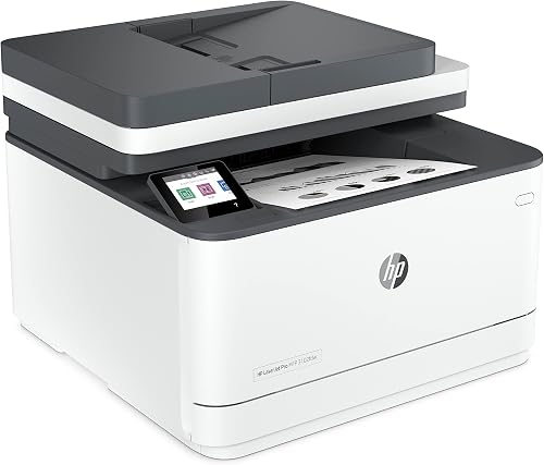 HP LaserJet Pro MFP 3102fdw Wireless Black & White All-in-One Printer | 1 Year Limited Warranty Auto-On/Off technology | Self-heal Wi-Fi | Best for small workteams of up to 7 users - 8
