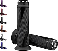 Vista 10 de Empuñaduras Universales para Manillar de Motocicleta Compatibles con Motocicletas con Empuñadura Izquierda de 7/8 Pulgadas y Derecha de 1 Pulgada