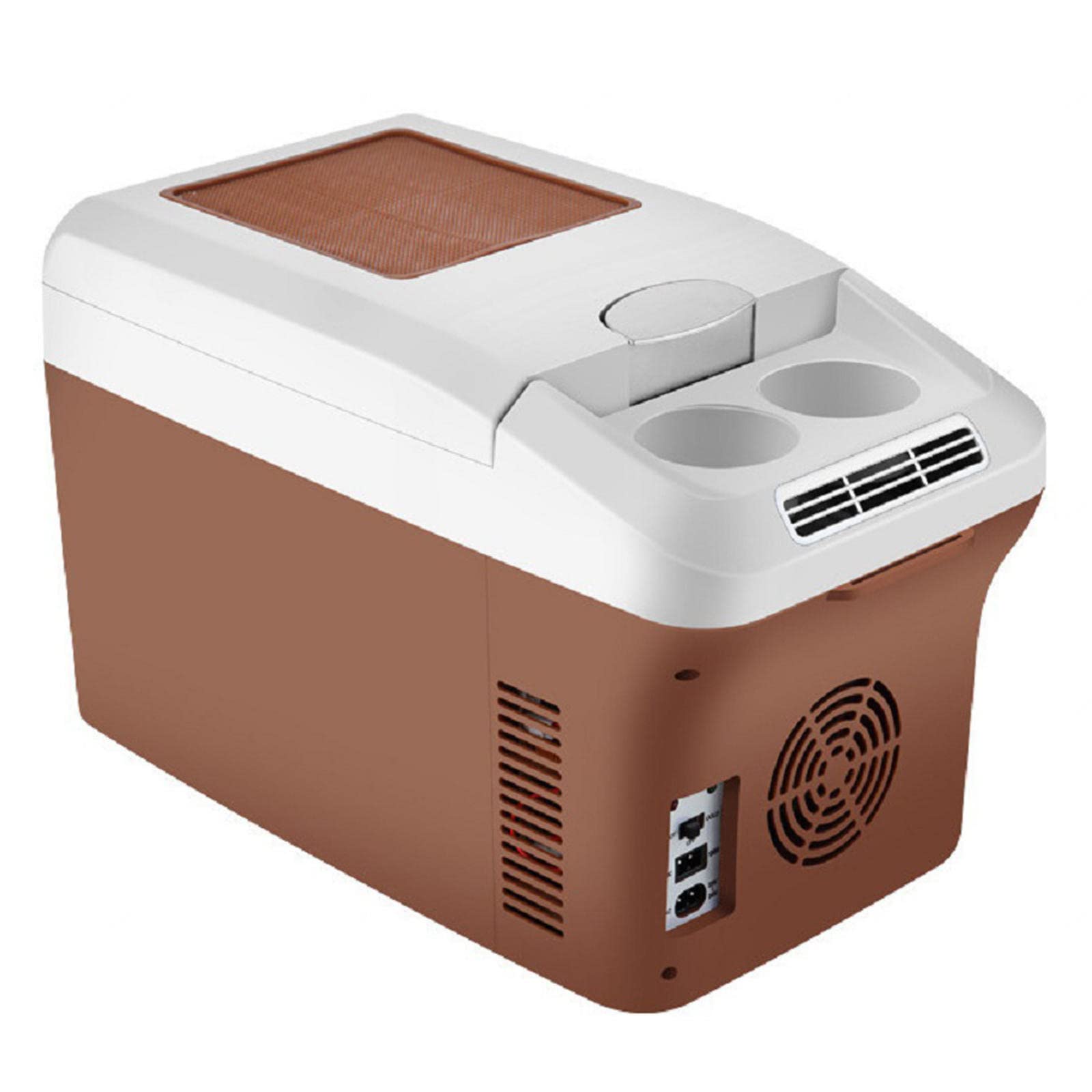 Nevera Portátil de 15L para Coche, Nevera de 12V/220-240V, Nevera Eléctrica para Coche, Caja Fría para Camión, Camping, Viajes de Conducción de Larga Distancia,15L-12V/24V/220V