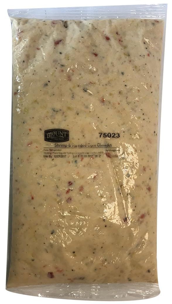 Blount Shrimp and Roasted Corn Chowder, 4 Pound - 4 per case.
