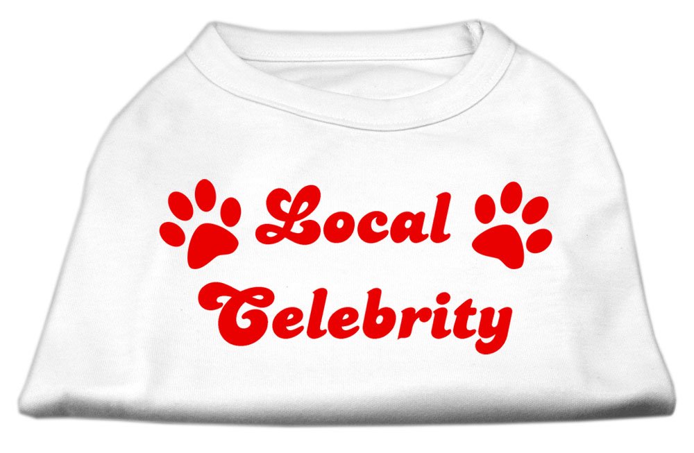 Mirage Pet Products Local Celebrity Screen Print Shirts White XXXL