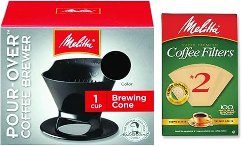 Miniatura 1 de Melitta Set combinado de cafetera y filtro 2 marrón natural color negro